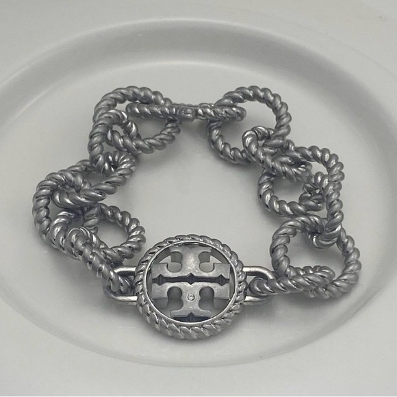 Tory Burch Jewelry - Tory Burch Chian Silver bracelet